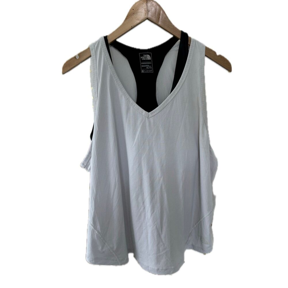 The North Face Women's Sleeveless Built In Sports' Bra Flashdry Tank Top XL
